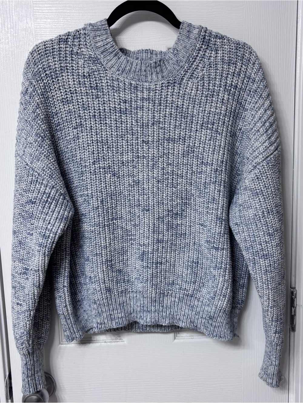 J. Crew Marled cotton-blend crewneck sweater - #BF721